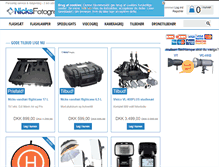 Tablet Screenshot of nicksfotogrej.dk
